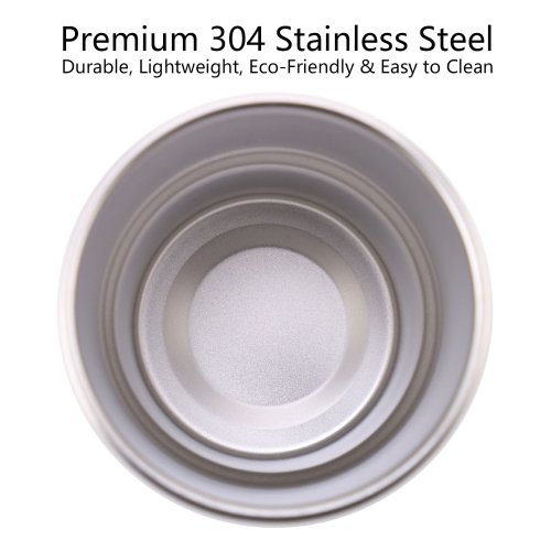 5 Pack Customized Logo/Text Stainless Steel Coffee Cups, for Drinking Coffee, Water, Wine, Beer and More, Widely Used for Parties, Events, Outdoors - Image 4
